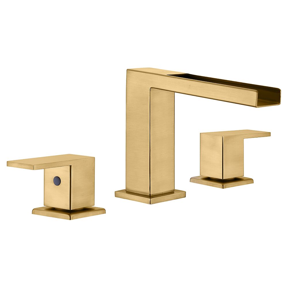 Brushed Gold Finish Deck Mounted 3 Hole Faucet Factory Supply Basin Mixer Zinc Alloy Brass Bathroom Tap Brushed Gold Finish Deck Mounted 3 Hole Brushed Gold Finish Deck Mounted 3 Hole Faucet Factory Supply Basin Mixer Zinc Alloy Brass Bathroom Tap