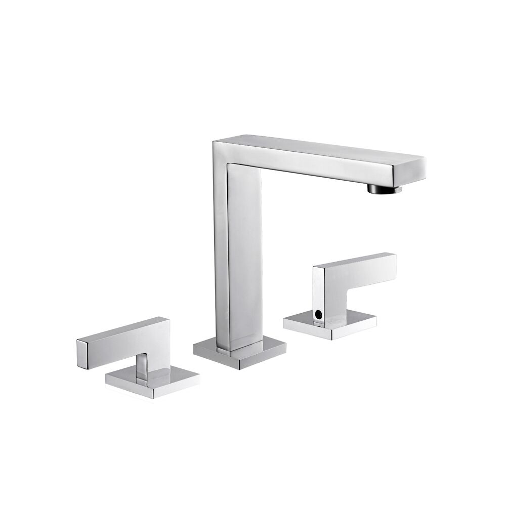 Factory Wholesale Custom Color Modern Style Faucet Two Lever Faucet Basin Mixer Tap for Bathroom