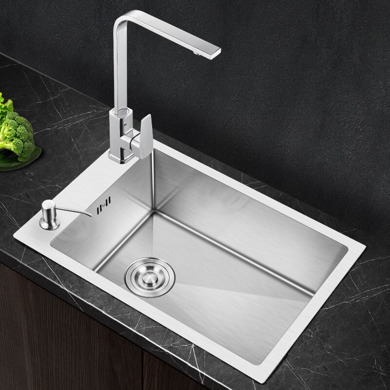 Handmade Modern Custom Kitchen Sink Organizer 304 Stainless Steel Undermount Installation Nano Surface Treatment Two Holes Handmade Modern Custom Kitchen Sink Organizer 304 Handmade Modern Custom Kitchen Sink Organizer 304 Stainless Steel Undermount Installation Nano Surface Treatment Two Holes