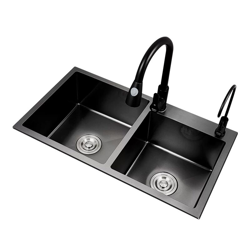 Handmade Modern Stainless Steel Double Bowl Kitchen Sink Polished Brushed Square Design Counter Installation 3 Years Faucet Handmade Modern Stainless Steel Double Bowl Kitchen Handmade Modern Stainless Steel Double Bowl Kitchen Sink Polished Brushed Square Design Counter Installation 3 Years Faucet
