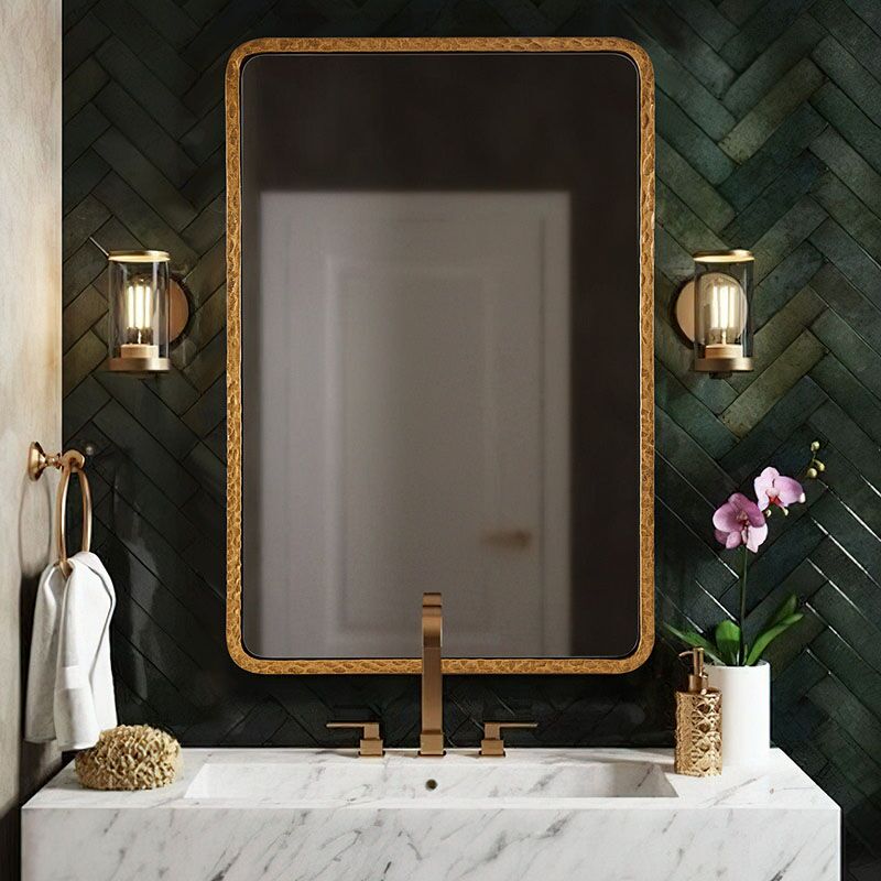 Luxury Decoration Nordic Simple Frameless Decorative Wall Mounted Mirror