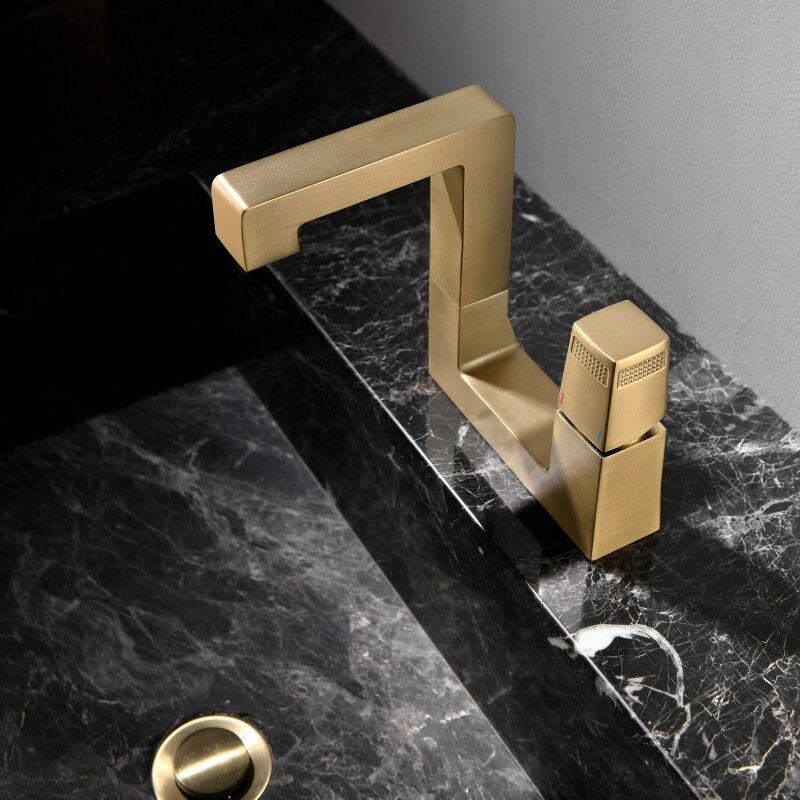 New Wash Basin Faucet Deck Mounted Brushed Gold Basin Mixer Faucet Single Handle Brass Bathroom Sink Faucet New Wash Basin Faucet Deck Mounted Brushed New Wash Basin Faucet Deck Mounted Brushed Gold Basin Mixer Faucet Single Handle Brass Bathroom Sink Faucet