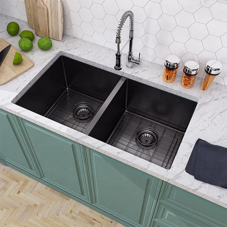 Sink Factory Single Double Bowl Undermount Handmade 201/304 Black Stainless Steel Kitchen Sink Sink Factory Single Double Bowl Undermount Handmade Sink Factory Single Double Bowl Undermount Handmade 201/304 Black Stainless Steel Kitchen Sink