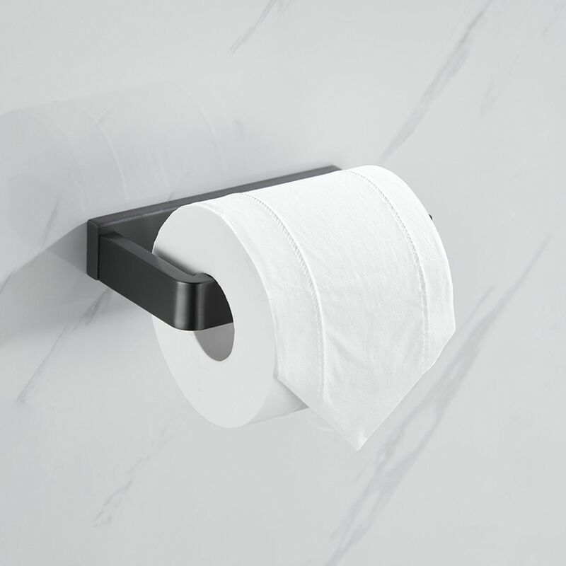 Toilet Attachment Paper Holder Metal Black Toilet Roll Holder Single Pole Stainless Steel Tissue Holder Toilet Attachment Paper Holder Metal Black Toilet Attachment Paper Holder Metal Black Toilet Roll Holder Single Pole Stainless Steel Tissue Holder