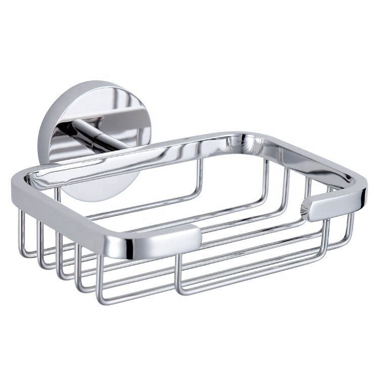 Wall Mounted Round Chrome 304 Stainless Steel Soap Basket Soap Holder for Bathroom Hotel Wall Mounted Round Chrome 304 Stainless Wall Mounted Round Chrome 304 Stainless Steel Soap Basket Soap Holder for Bathroom Hotel