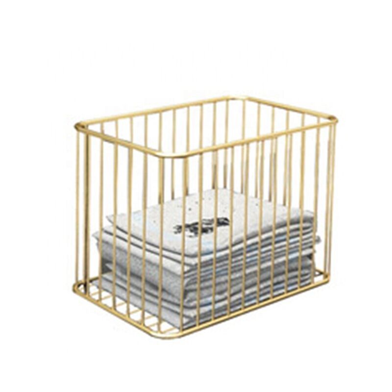 Wholesale Cuboid Clothes Basket Laundry Hotel Bedroom Gold Iron 40 cm Clothes Storage Basket Wholesale Cuboid Clothes Basket Laundry Hotel Wholesale Cuboid Clothes Basket Laundry Hotel Bedroom Gold Iron 40 cm Clothes Storage Basket