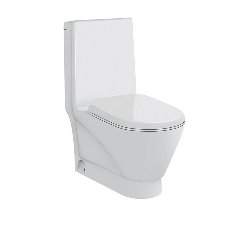Usine en gros toilettes en céramique couleur blanche articles sanitaires 1 pièce toilette eau placard toilette
