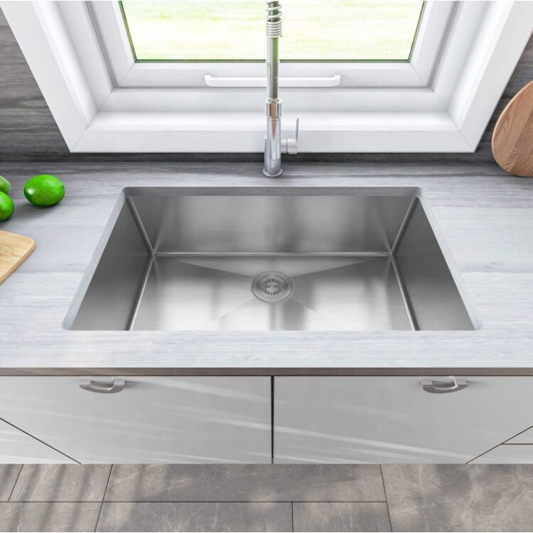 18 Gauge 32inch Undermount Handmade Sink Single Bowl 304 Stainless Steel Kitchen Sink 18 Gauge 32inch Undermount Handmade Sink Single 18 Gauge 32inch Undermount Handmade Sink Single Bowl 304 Stainless Steel Kitchen Sink