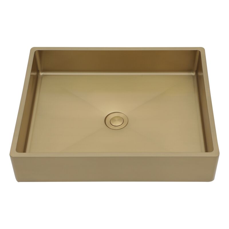 304 Stainless Steel Sink Handmade Rectangular Gold/Rose Gold/Black Finish Rectangular Metal Drainer Hotel Farmhouse 19 15 4 Inch 304 Stainless 304 Stainless Steel Sink Handmade Rectangular Gold/Rose Gold/Black Finish Rectangular Metal Drainer Hotel Farmhouse