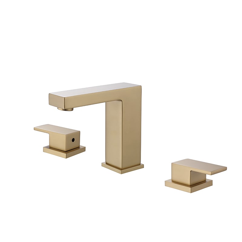 2 Handle Basin Faucet Mixer Brass Brushed Gold Bathroom Sink Tap 3 Holes Bathroom Basin Faucet 2 Handle Basin Faucet Mixer Brass Brushed Gold Bathroom Sink Tap 3 Holes Bathroom Basin Faucet 1 2 Handle Basin Faucet Mixer Brass Brushed Gold Bathroom Sink Tap 3 Holes Bathroom Basin Faucet