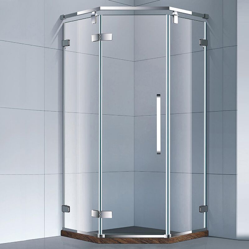 Bathroom 8mm tempered glass quadrant enclosure shower door offset frameless glass shower door Bathroom 8mm Glass Frameless Hinge Shower Door Tempered Glass Shower Enclosure Room MP01131Z Bathroom 8mm tempered glass quadrant enclosure shower door offset frameless glass shower door - Image 3