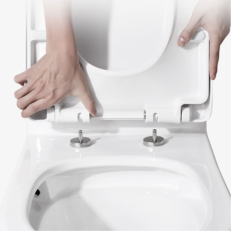 China Toilet Manufacturer Bathroom Sanitary Ware White Glazed One Piece Toilets China factory sanitary ware one piece toilet Push Button Removable Seat One Piece Toilet Push Button Removable Seat