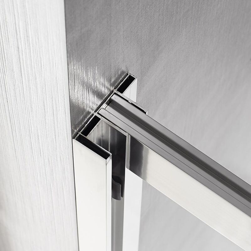 Bathroom 8mm tempered glass quadrant enclosure shower door offset frameless glass shower door customize tempered glass bath bypass shower door 4 Bathroom 8mm tempered glass quadrant enclosure shower door offset frameless glass shower door - Image 7