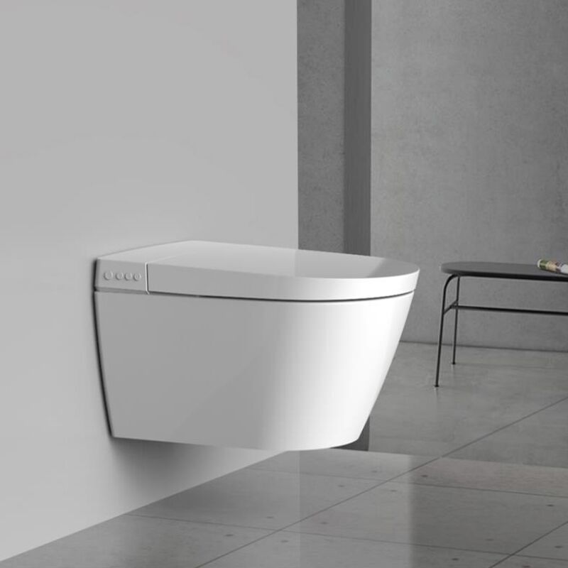 Siphon flushing ceramic automatic wall-mounted smart toilet MP WM600 China modern smart toilet intelligent electric bidet heated wall hung smart toilet 10 MP7201 Siphon flushing ceramic automatic wall-mounted smart toilet MP WM600 - Image 9