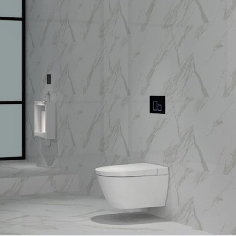 Siphon flushing ceramic automatic wall-mounted smart toilet MP WM600 China modern smart toilet intelligent electric bidet heated wall hung smart toilet 11 MP7201 Siphon flushing ceramic automatic wall-mounted smart toilet MP WM600 - Image 11
