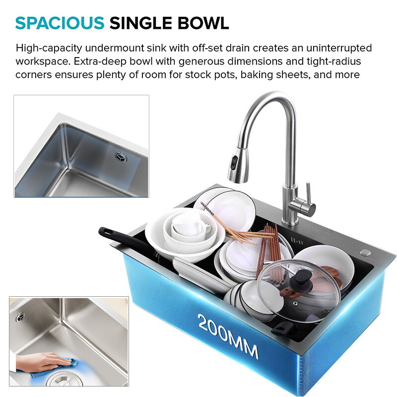 Custom Precise Stamped Kitchen Sink Stamped Metal Double Drainboard Basin 304 Stainless Steel Sink China professional sink manufacturing supplier wholesale restaurant kitchen equipment kitchen sink Large capacity sink wholesale restaurant kitchen equipment kitchen sink-Large capacity sink