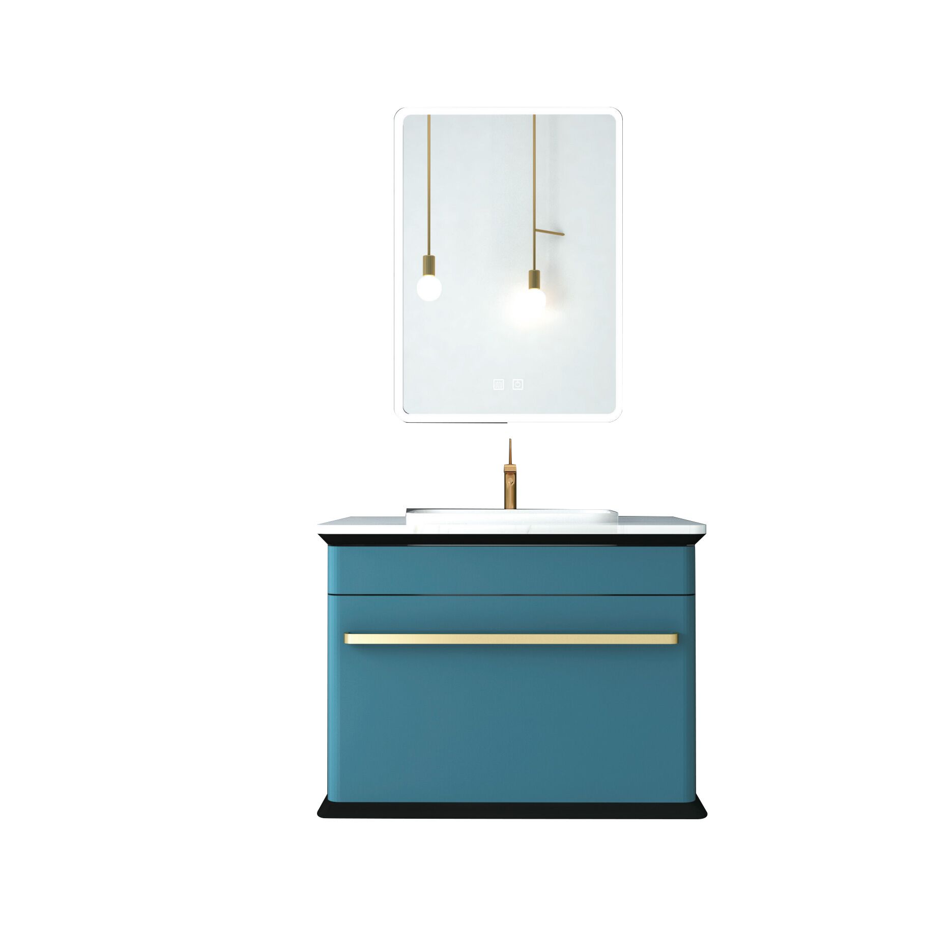 Modern bathroom luxury vanity sink basin cabinet wall mounted illuminated bathroom mirror cabinet farmhouse bathroom vanity Factory supplier hotel apartment plywood basin cabinet classic wall hung wash bathroom cabinet 1 MP 6852 Modern bathroom luxury vanity sink basin cabinet wall mounted illuminated bathroom mirror cabinet farmhouse bathroom vanity