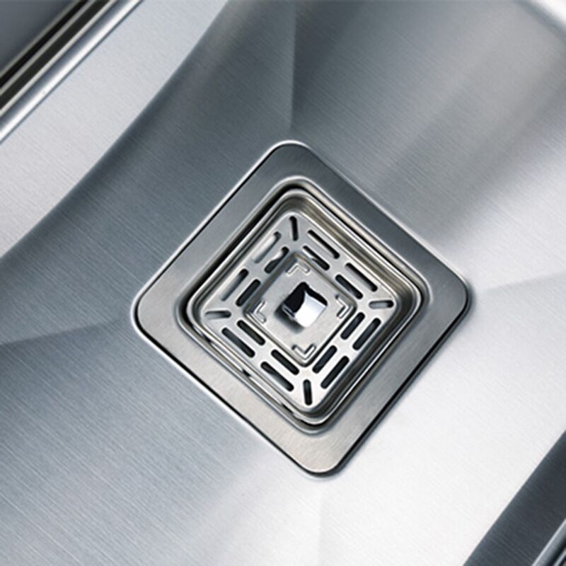 Factory Wholesale Good Quality 304 Stainless Steel Nano Single Bowl Kitchen Sink Counter Top Basin Factory wholesale good quality 304 stainless steel nano single bowl kitchen sink counter top basin 4 MP 380 Factory Wholesale Good Quality 304 Stainless Steel Nano Single Bowl Kitchen Sink Counter Top Basin - Image 11