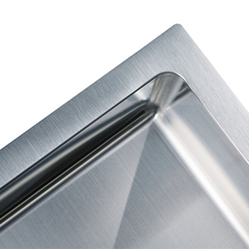 Factory Wholesale Good Quality 304 Stainless Steel Nano Single Bowl Kitchen Sink Counter Top Basin Factory wholesale good quality 304 stainless steel nano single bowl kitchen sink counter top basin 6 MP 380 Factory Wholesale Good Quality 304 Stainless Steel Nano Single Bowl Kitchen Sink Counter Top Basin - Image 13