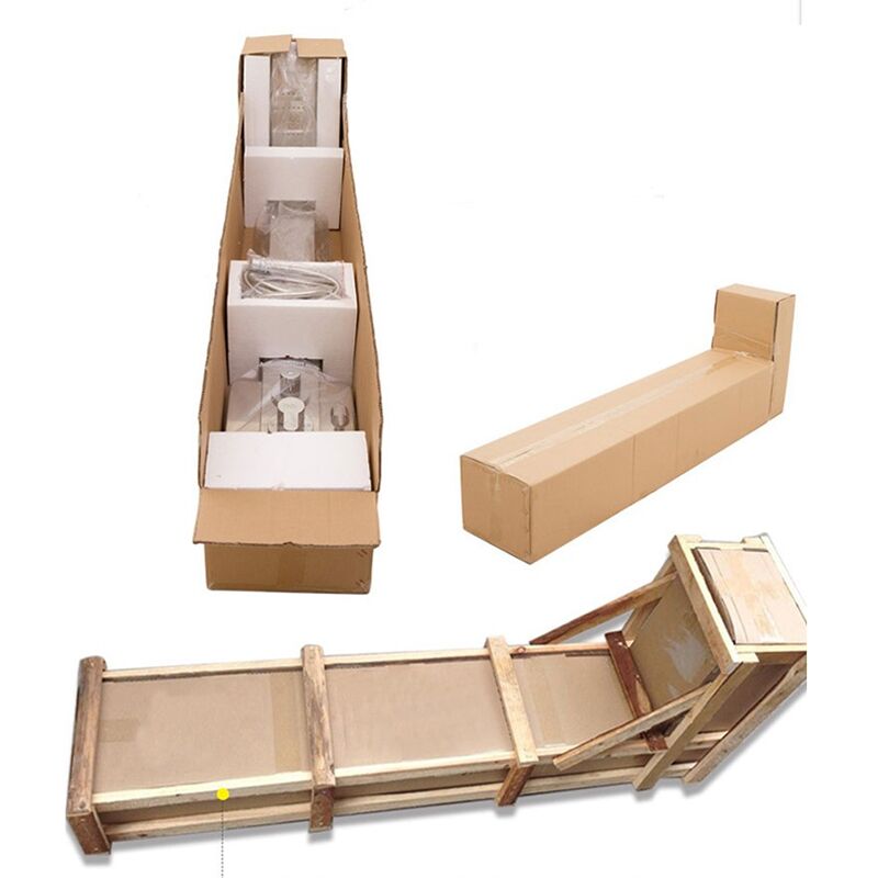 Modern hotel 304 stainless steel massage spa rain bathroom wall mount shower column mixer faucet shower panel Professional manufacture rainfall and waterfall shower head water saving big shower system wall mounted shower panel package Shower system wall mounted shower panel product packaging information