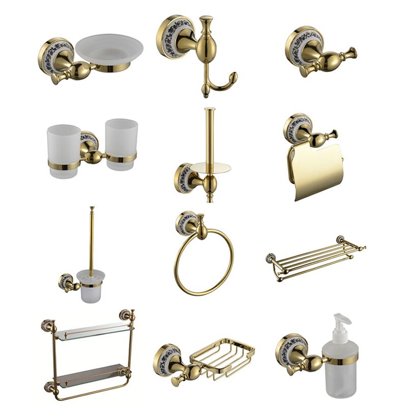 New design hotel and home high quality brass jade wall mounted bathroom accessories set Wholesale hotel and home luxury jade color resin pattern high quality brass bathroom accessories Set 1 3200 New design hotel and home high quality brass jade wall mounted bathroom accessories set - Image 6