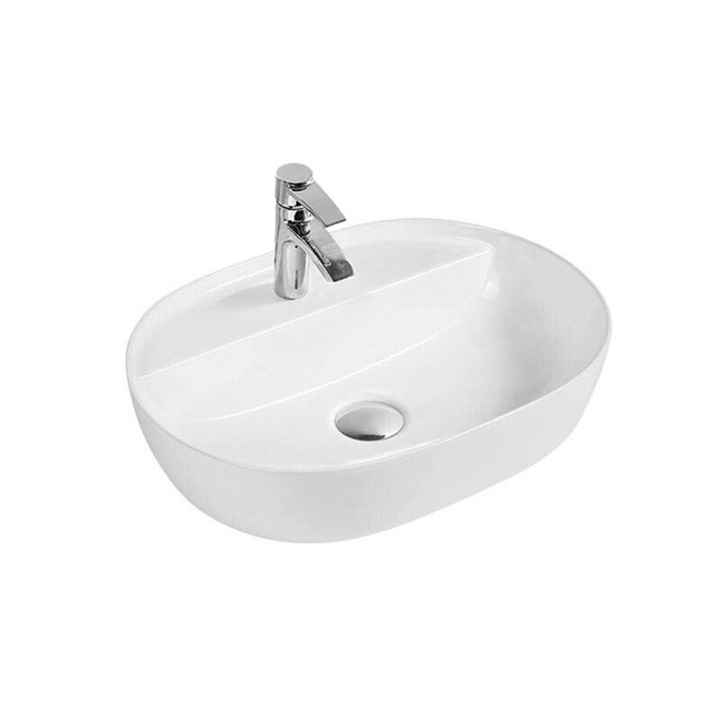 Hot Sell Round Circular Bathroom Basin Ceramic Counter Top Table Basin For Hotel Villa Bathroom Wash Basin Hot sell round circular bathroom basin ceramic counter top table basin for hotel villa bathroom wash basin XS0047 Hot Sell Round Circular Bathroom Basin Ceramic Counter Top Table Basin For Hotel Villa Bathroom Wash Basin - Image 4