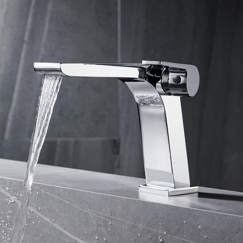 Foshan wholesale bathroom nickel brushed basin faucet sink faucet faucet 6088 1 4 min Stainless steel bathroom nickel brushed basin faucet