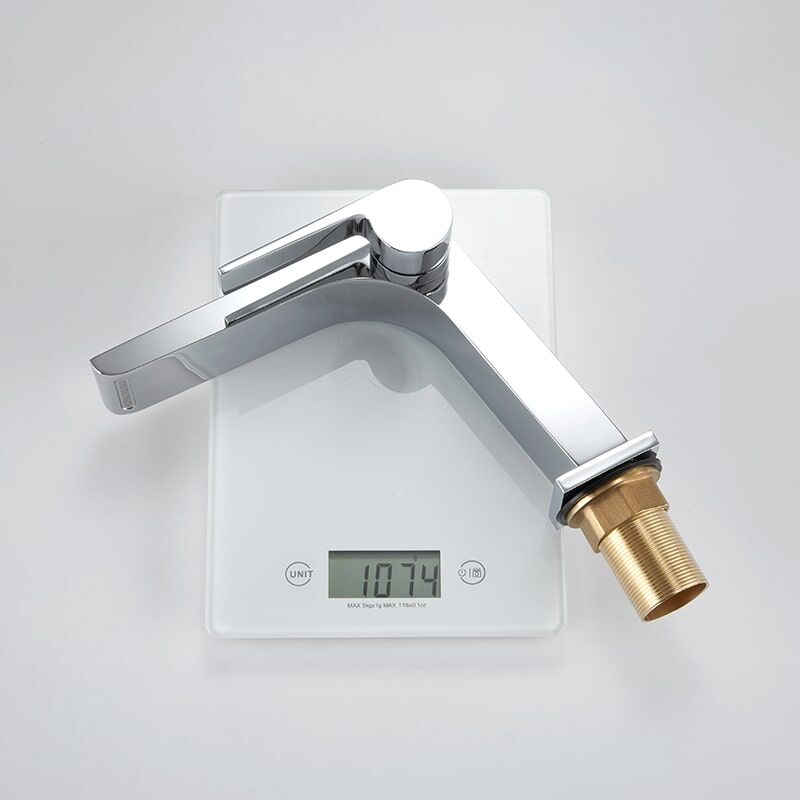 Foshan wholesale bathroom nickel brushed basin faucet sink faucet faucet 6088 1 7 min Brass faucet