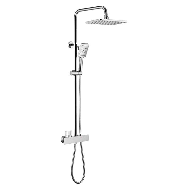 New rain shower 3 function chrome-plated brass mixer bathroom faucet shower set handheld MP HT099 shower 6099 7 min Bathroom shower