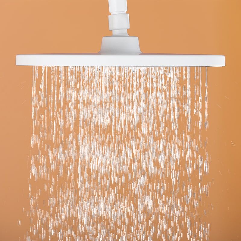 Modern rain shower head waterfall shower 304 stainless steel shower MP SE698 shower 6099W 7 min Hot sale wall-mounted rain shower column white shower set with bathroom spray