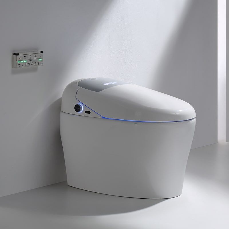 Multi-color bathroom integrated intelligent toilet ceramic intelligent automatic intelligent toilet with bidet M7-2 toilet M7 1 4 min Integrated kick-type automatic flushing smart toilet