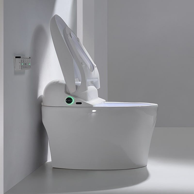 Multi-color bathroom integrated intelligent toilet ceramic intelligent automatic intelligent toilet with bidet M7-2 toilet M7 1 5 min Integrated kick-type automatic flushing smart toilet