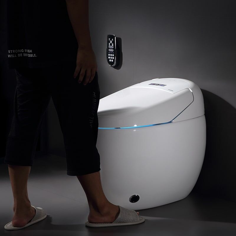 Luxury Electric Smart One Piece Toilet Ceramic Toilet Automatic White MB8 toilet M8B 10 min automatic sensor flushing electric intelligent smart toilet