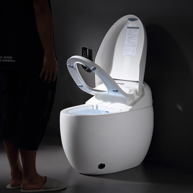 Luxury Electric Smart One Piece Toilet Ceramic Toilet Automatic White MB8 toilet M8B 12 min automatic sensor flushing electric intelligent smart toilet