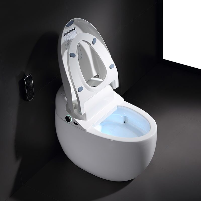 Luxury Electric Smart One Piece Toilet Ceramic Toilet Automatic White MB8 toilet M8B 7 min automatic sensor flushing electric intelligent smart toilet