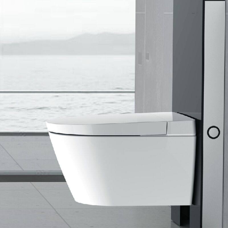 Ceramic wc designer smart toilet integrated smart toilet MP BI600-5 toilet V006 9 European style bathroom toilet toilet wall-mounted smart toilet