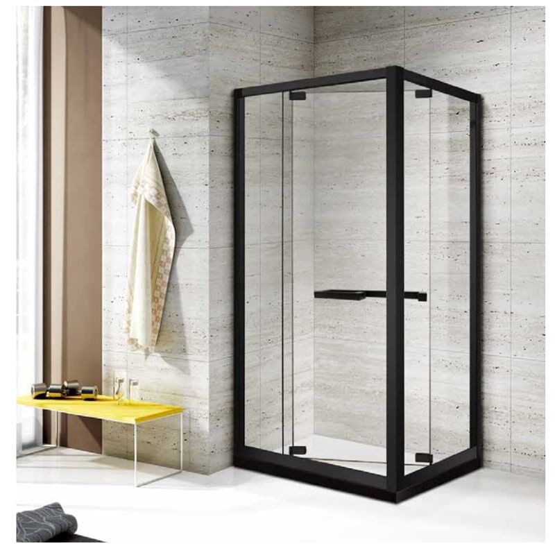 Modern Style Custom Gold Frame Rectangular Sliding Tempered Glass Walk-In Shower Door MP KE985 VK E61017 min 1 Tempered Glass Bathtub Pivot Shower Enclosure Shower Door