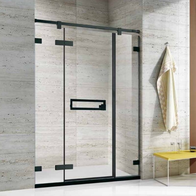 304 Stainless Steel Frame Hotel Tempered Glass Design Sliding Bathroom Shower Door MP KH095 VK E6998 min Sliding door hotel shower door