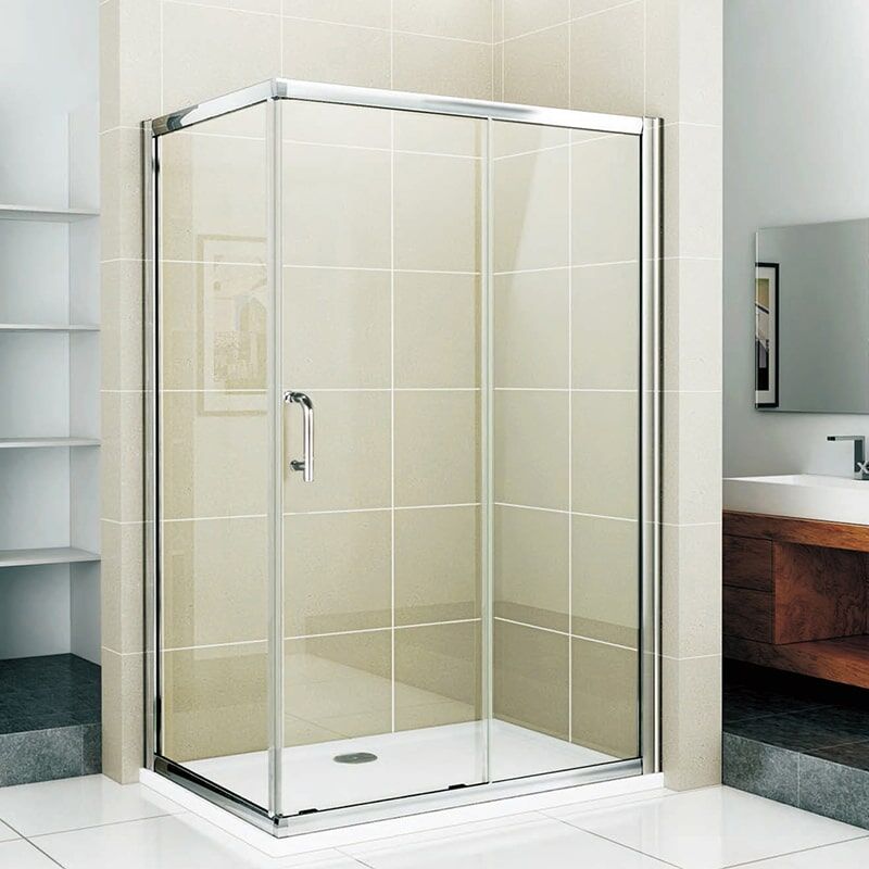 MOPO Hot Selling High Quality Bathroom Customized Transparent Frameless Tempered Glass Shower Door MP NS04 shower doorNS11 min 1 Custom Wholesale High Quality Low-priced Aluminum Frame Bath