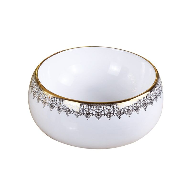 MP Basin 0454 Bathroom Gold Plated Washbasin Ceramic Art Basin Small Size Ceramic Bathroom Sink Artistic golden ceramic sink 3 Bathroom Gold Plated Ceramic Art Basin