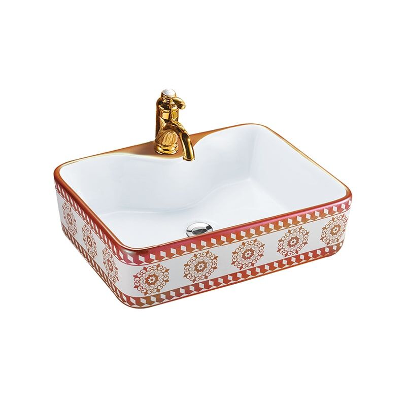 Basin Manufacturers Wholesale Bathroom Basin Luxury Hotel Gold Freestanding Wash Basin Bathroom Ceramic Pedestal Basin basin YITAI WR005 6 min modern european bathroom washbasin gold plated