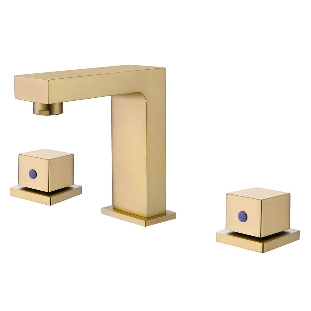 3 Hole High Quality Brushed Gold Bathroom Basin Tap Ceramic CUPC Cartridge Brass Deck Mounted Basin Faucet 3 Hole High Quality Brushed Gold Bathroom 3 Hole High Quality Brushed Gold Bathroom Basin Tap Ceramic CUPC Cartridge Brass Deck Mounted Basin Faucet
