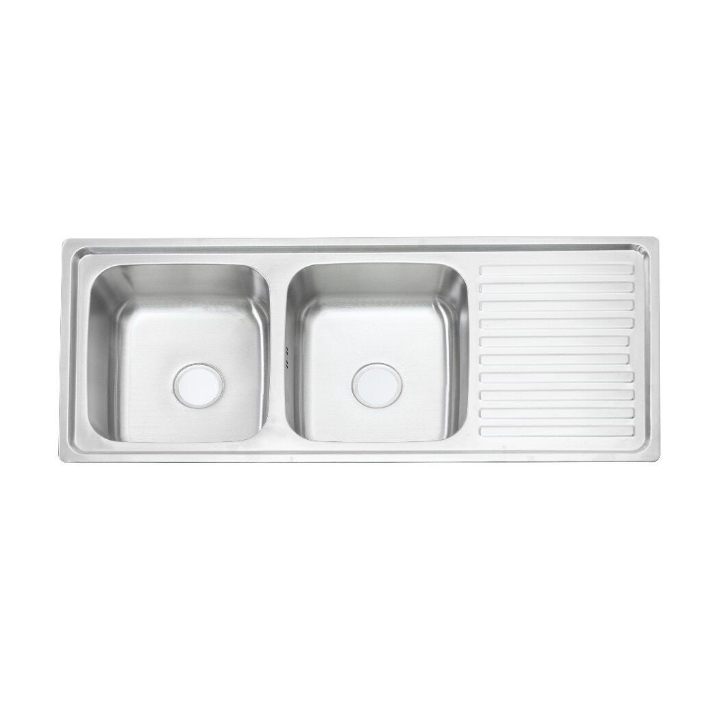 Custom Precise Stamped Kitchen Sink Stamped Metal Double Drainboard Basin 304 Stainless Steel Sink 304 Stainless Steel Farm Sink Stamped Metal Single Drainboard Double Basin Bin Handmade Kitchen Sink MP D001 1 Custom Precise Stamped Kitchen Sink Stamped Metal Double Drainboard Basin 304 Stainless Steel Sink - Image 7