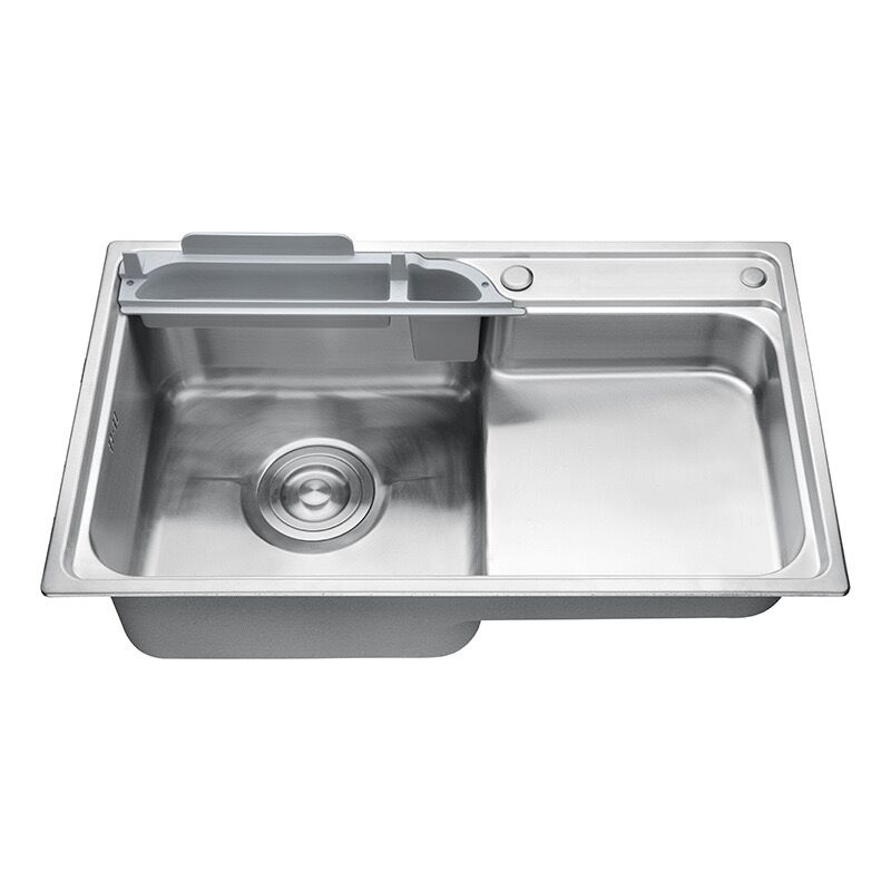 Custom Precise Stamped Kitchen Sink Stamped Metal Double Drainboard Basin 304 Stainless Steel Sink 304 Stainless Steel Kitchen Sink With Drain Basket Under Above Single Bowl Kitchen Sink Washing Bowl Custom Precise Stamped Kitchen Sink Stamped Metal Double Drainboard Basin 304 Stainless Steel Sink - Image 5