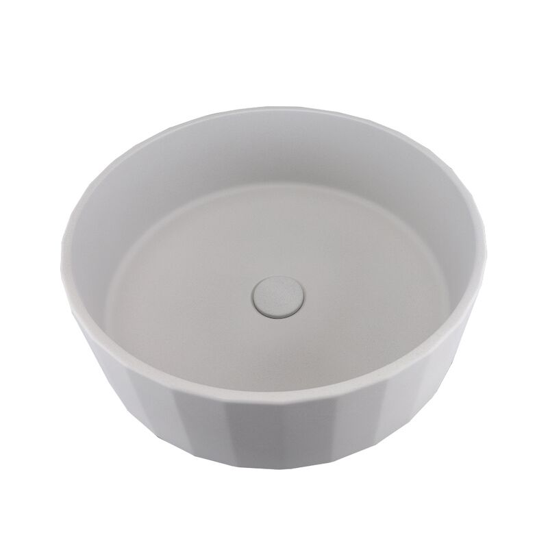Bathroom Basin Sink Round Stripe Concrete Vanity Basin Bathroom Above Counter Hotel Bathroom Basin Sink Bathroom Basin Sink Round Stripe Concrete Vanity Basin Bathroom