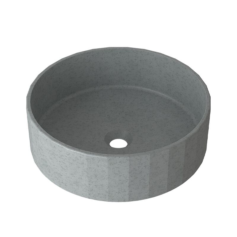 Bathroom Concrete Stripe Round Circular Wash Basin Cheap Wash Sinks Above Counter Hotel Bathroom Concrete Stripe Bathroom Concrete Stripe Round Circular Wash Basin Cheap Wash Sinks