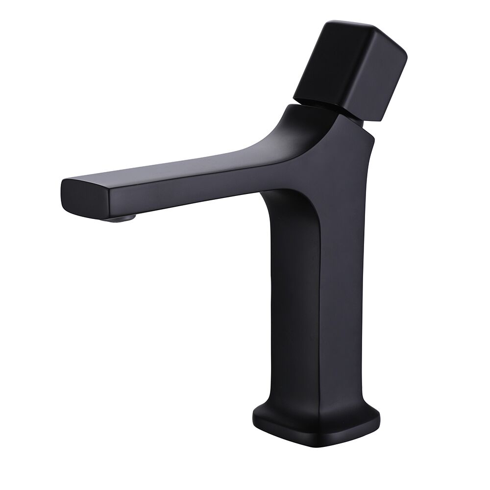 Mounted Black Brass Sink Faucet Hot Cold Water Tap with Single Knob Hand Wash Basin Mixer Faucet Aqua Gallery One Hole Deck Mounted Black Mounted Black Brass Sink Faucet Hot Cold Water Tap with Single Knob Hand Wash Basin Mixer Faucet