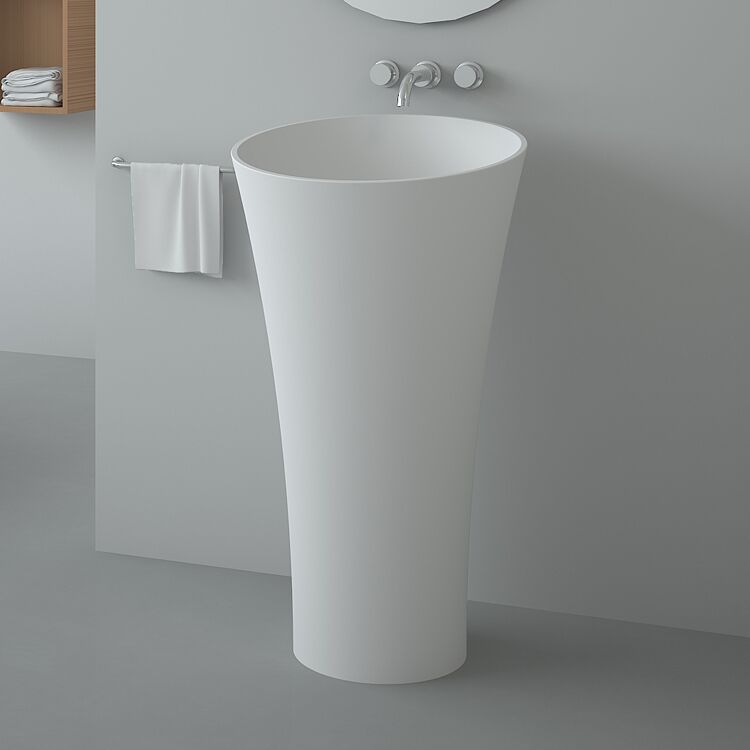 Pedestal Stone Sink, Free Standing Basins, Basin Pedestal Bathroom BS 8507 Pedestal Stone Sink Free Pedestal Stone Sink, Free Standing Basins, Basin Pedestal Bathroom