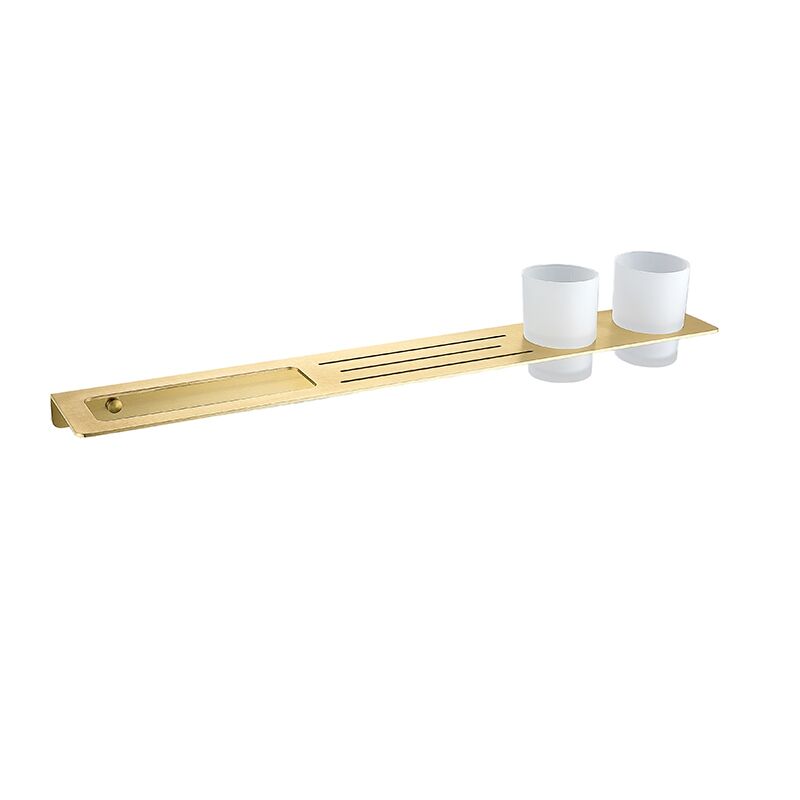 China factory wholesale modern bathroom accessory brushed gold fitting bathroom towel rack Bath towel storage rack rack accessories China factory wholesale modern bathroom accessory brushed gold fitting bathroom towel rack