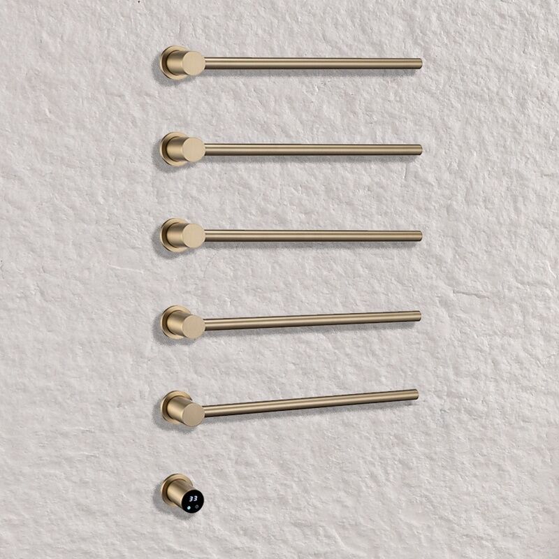 Bathroom Accessories Brushed Gold Embedded Electric Towel Rail Multifunctional Polished Heated Towel Racks Luxury Bathroom Accessories Brushed Gold Embedded Electric Bathroom Accessories Brushed Gold Embedded Electric Towel Rail Multifunctional Polished Heated Towel Racks Luxury